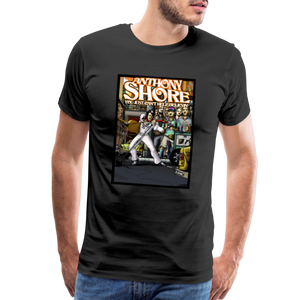 Men's Anthony Shore "Comic Book" Premium T-Shirt - black